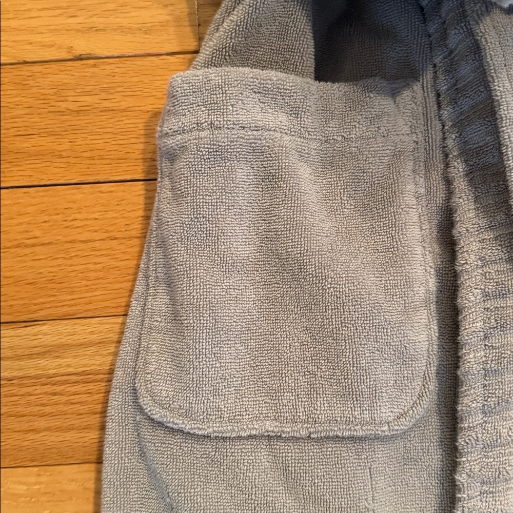 Pottery Barn Gray Terry Robe - Picture 4 of 8